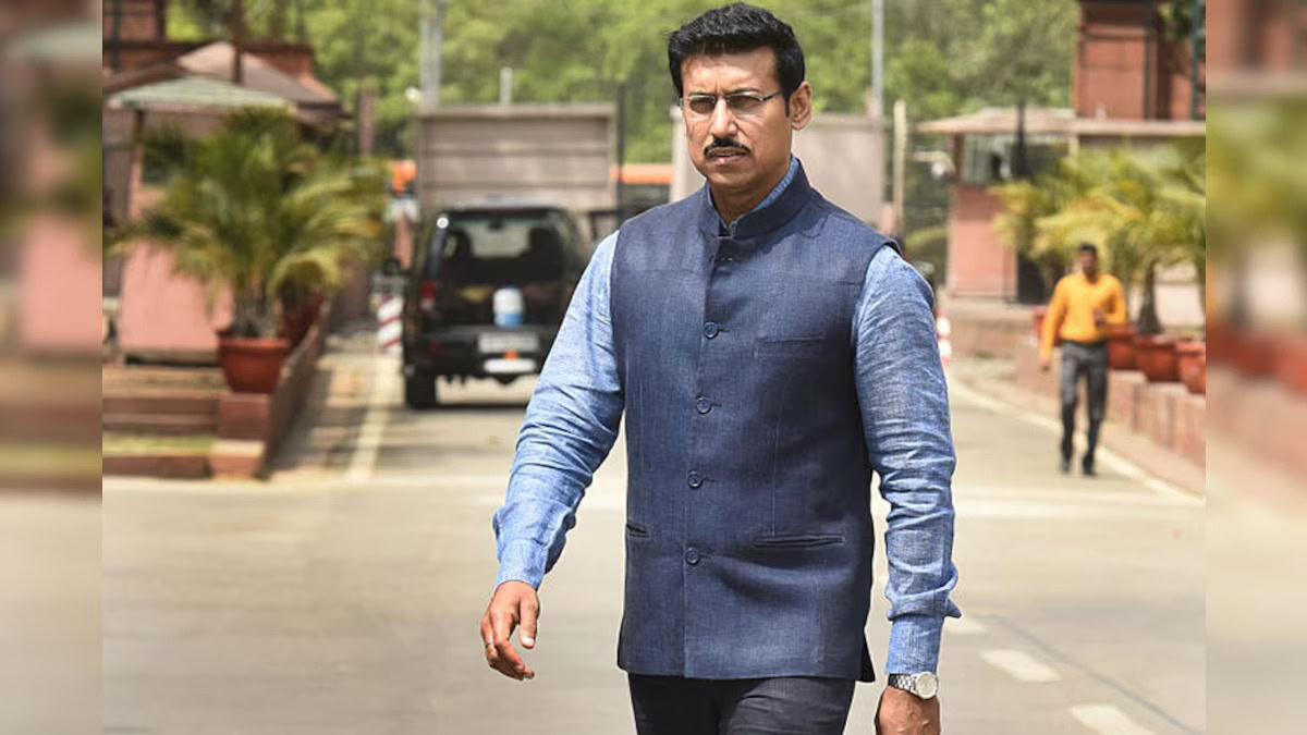 Rajyavardhan Singh Rathore was angered by the assault on a soldier. - INFORMATION SITE